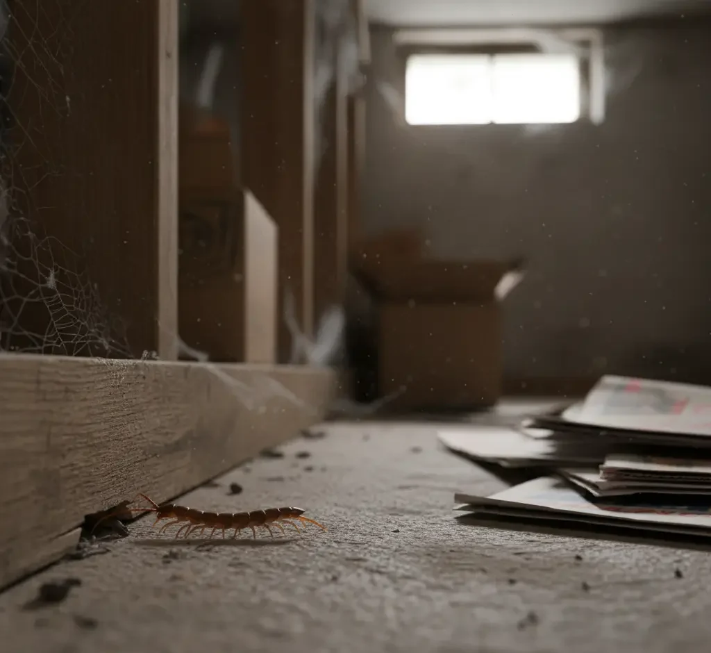 kaki seribu hidup di dalam rumah