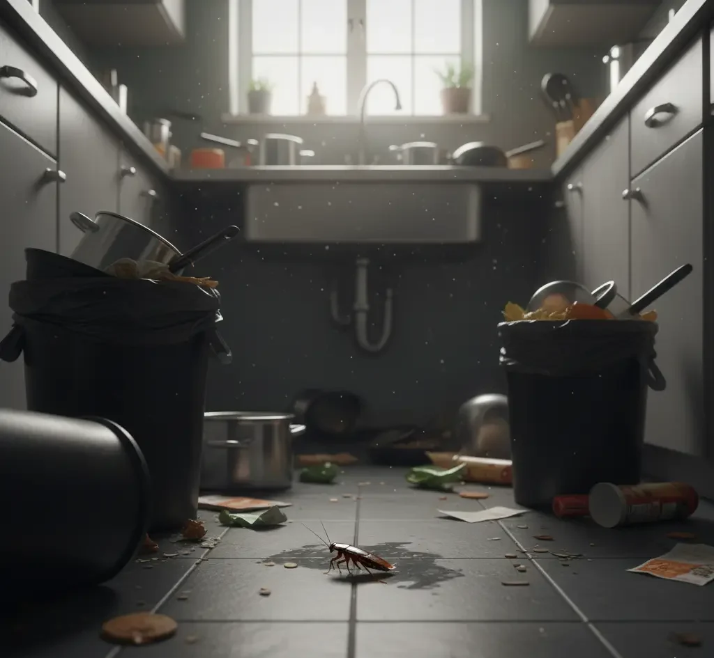 kecoa di dapur