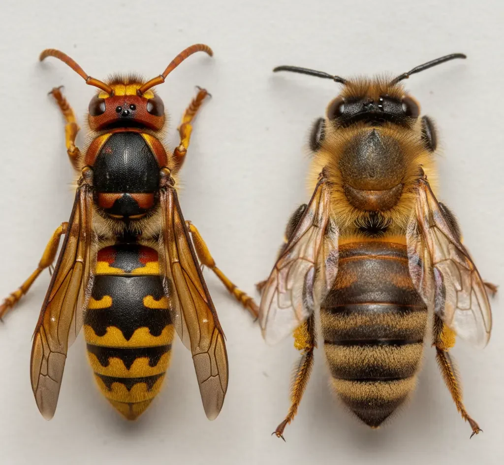 perbedaan tawon vespa dan lebah