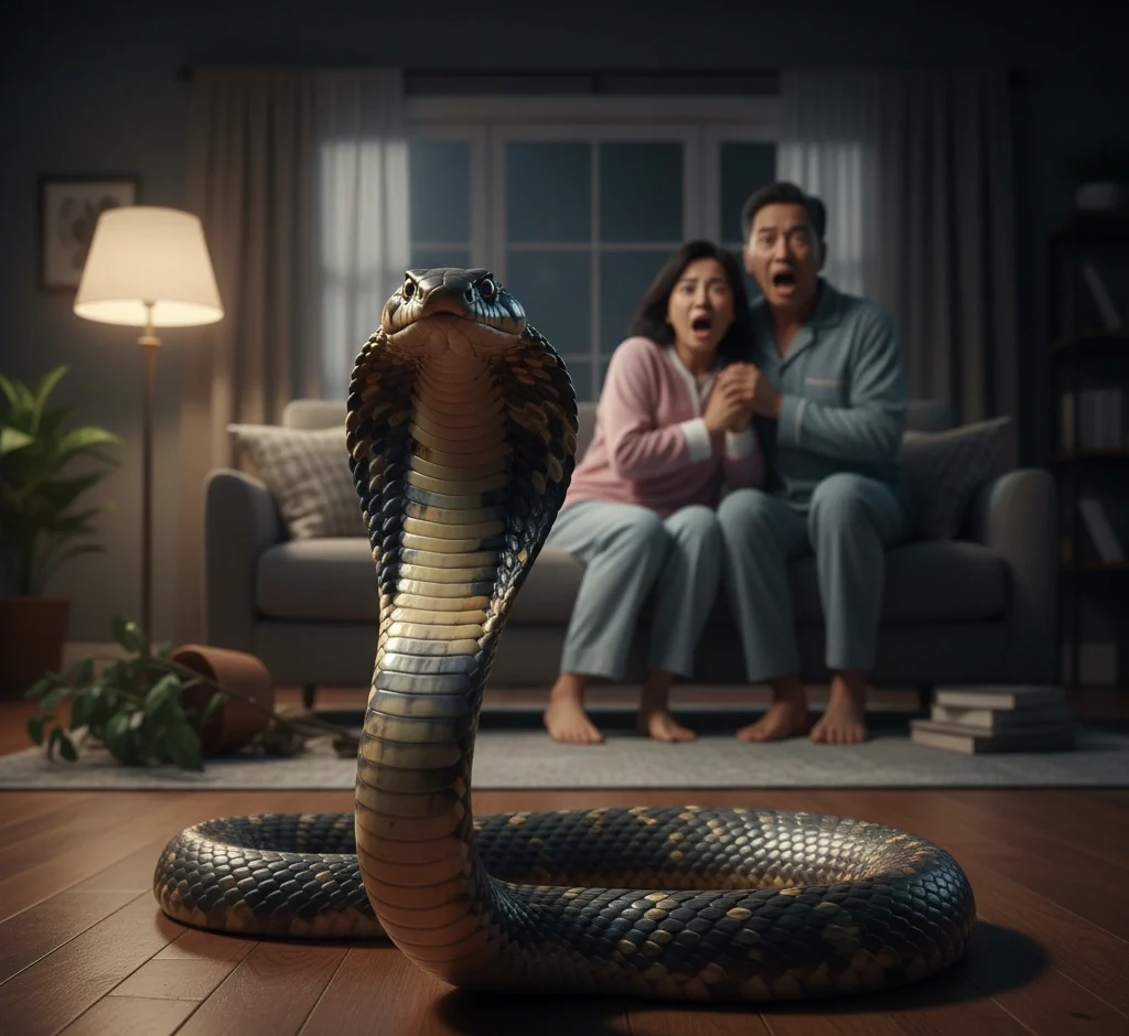 ular masuk rumah