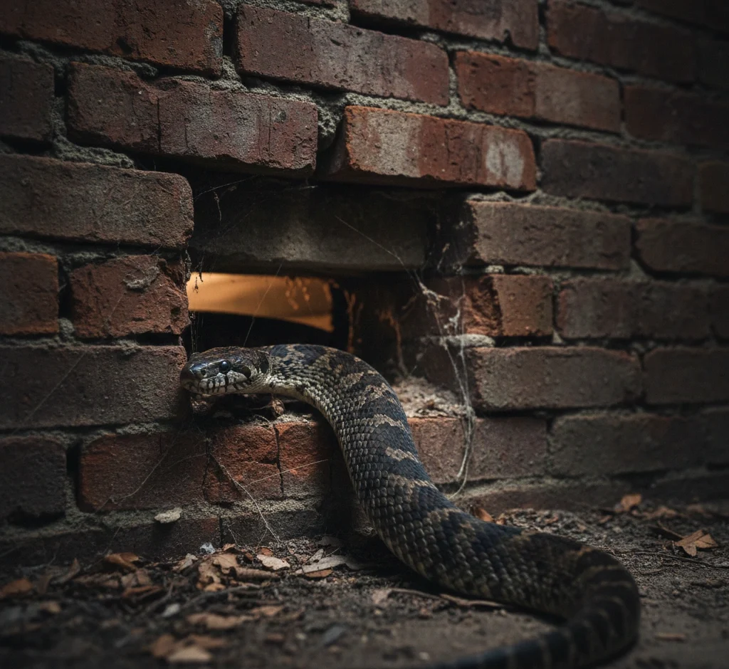 ular memasuki rumah